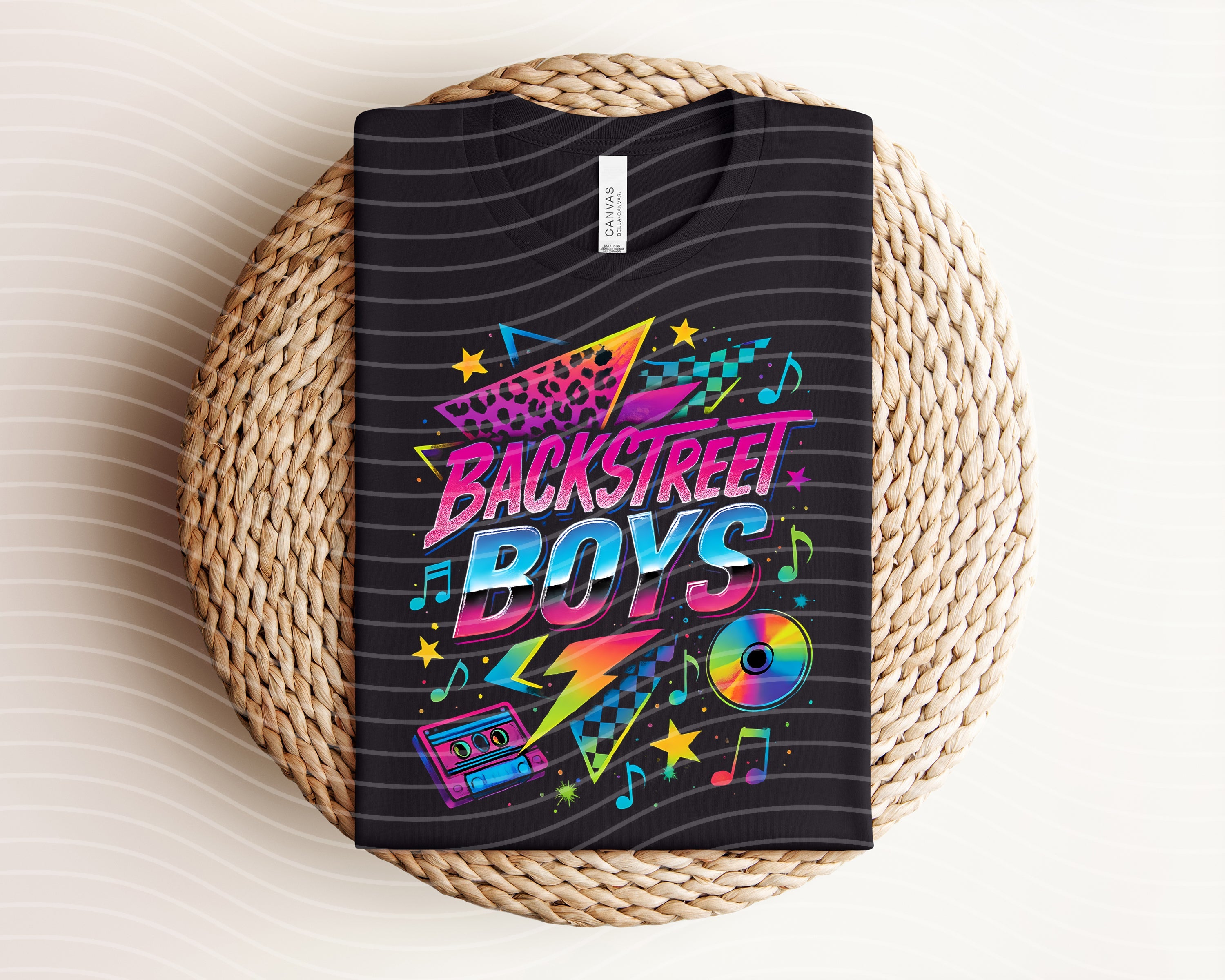 Backstreet Boys Neon Graphic Tee