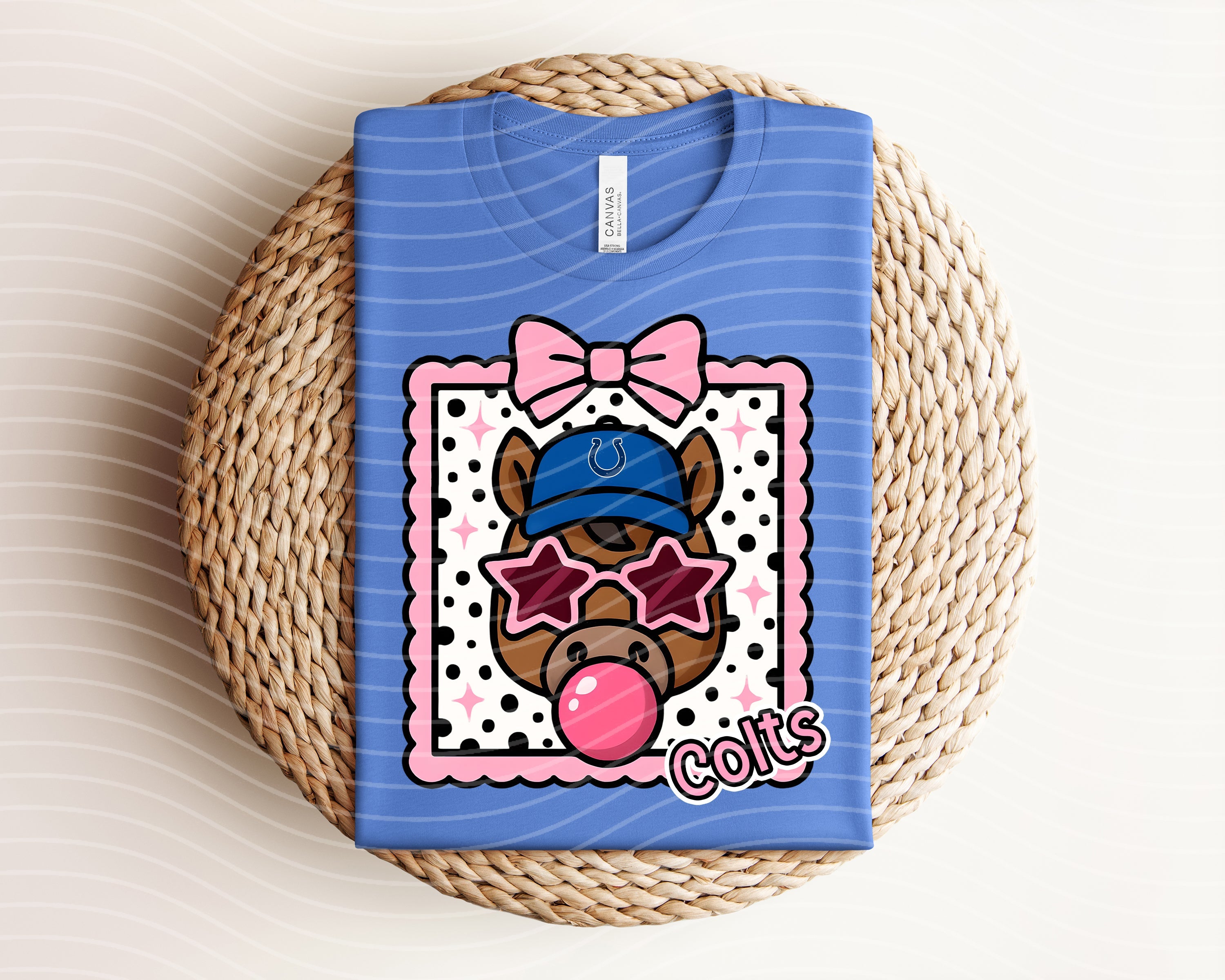 Bubble Colts Graphic Tee