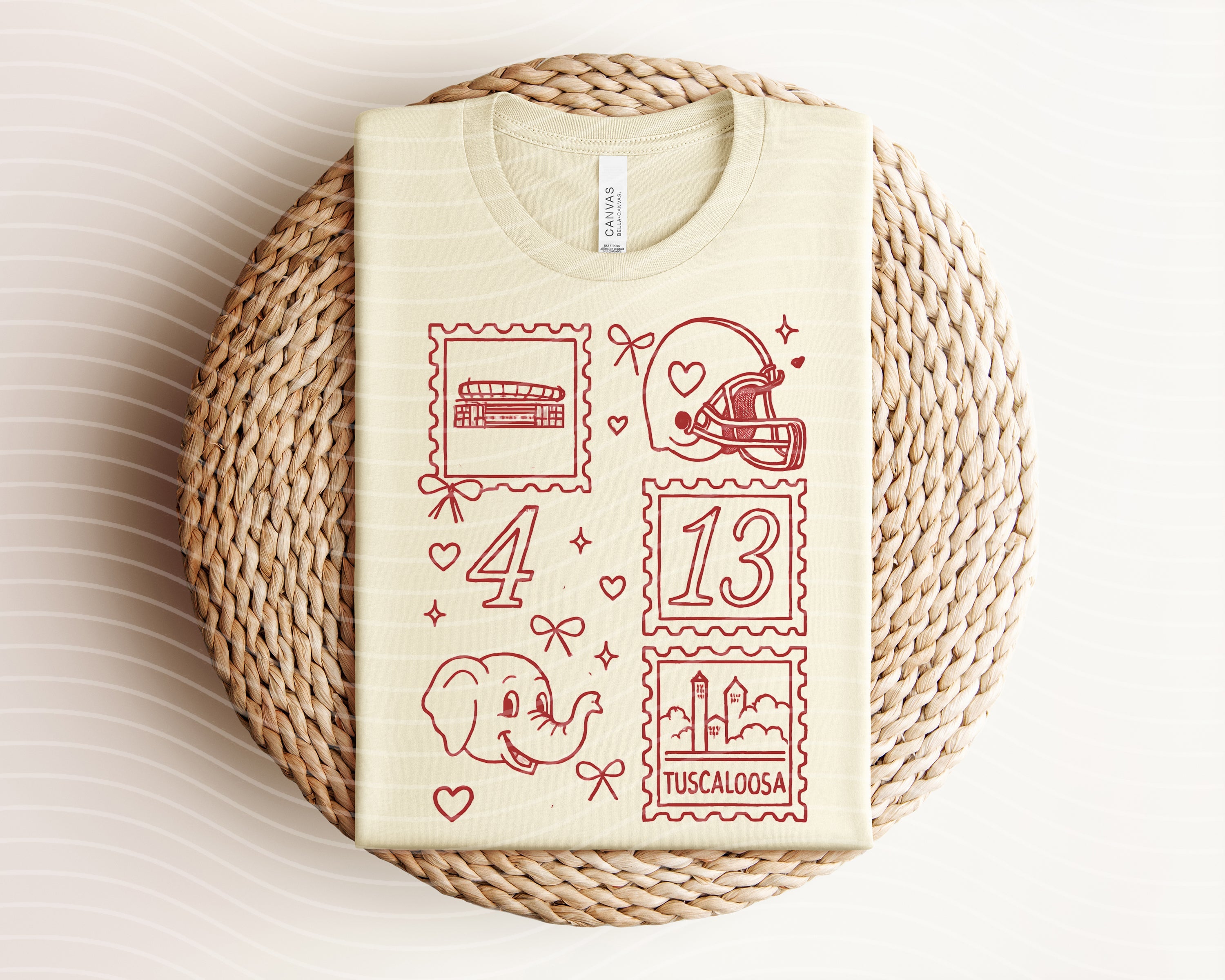 Alabama Coquette Stamps Graphic Tee