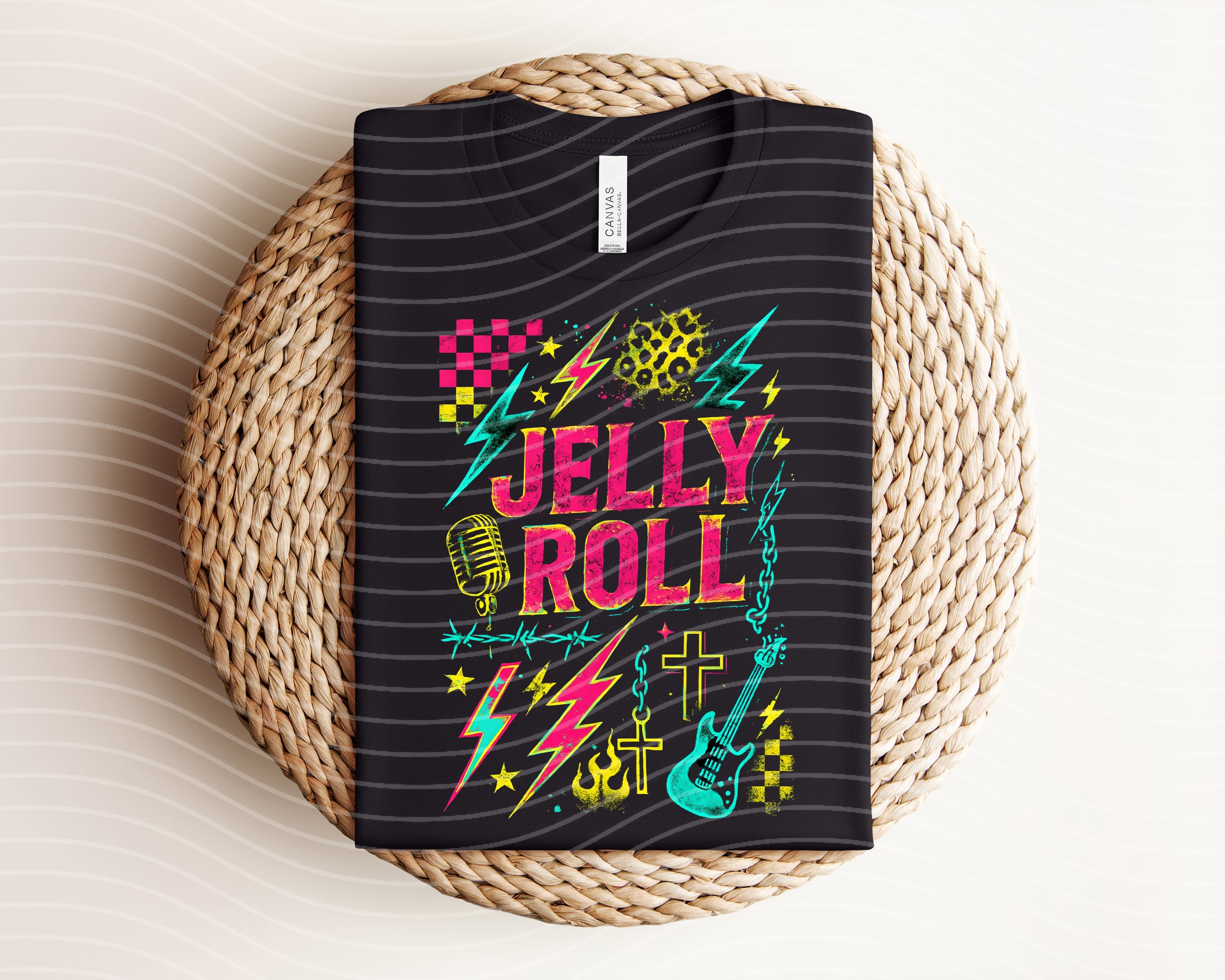 Jelly Roll Neon Graphic Tee