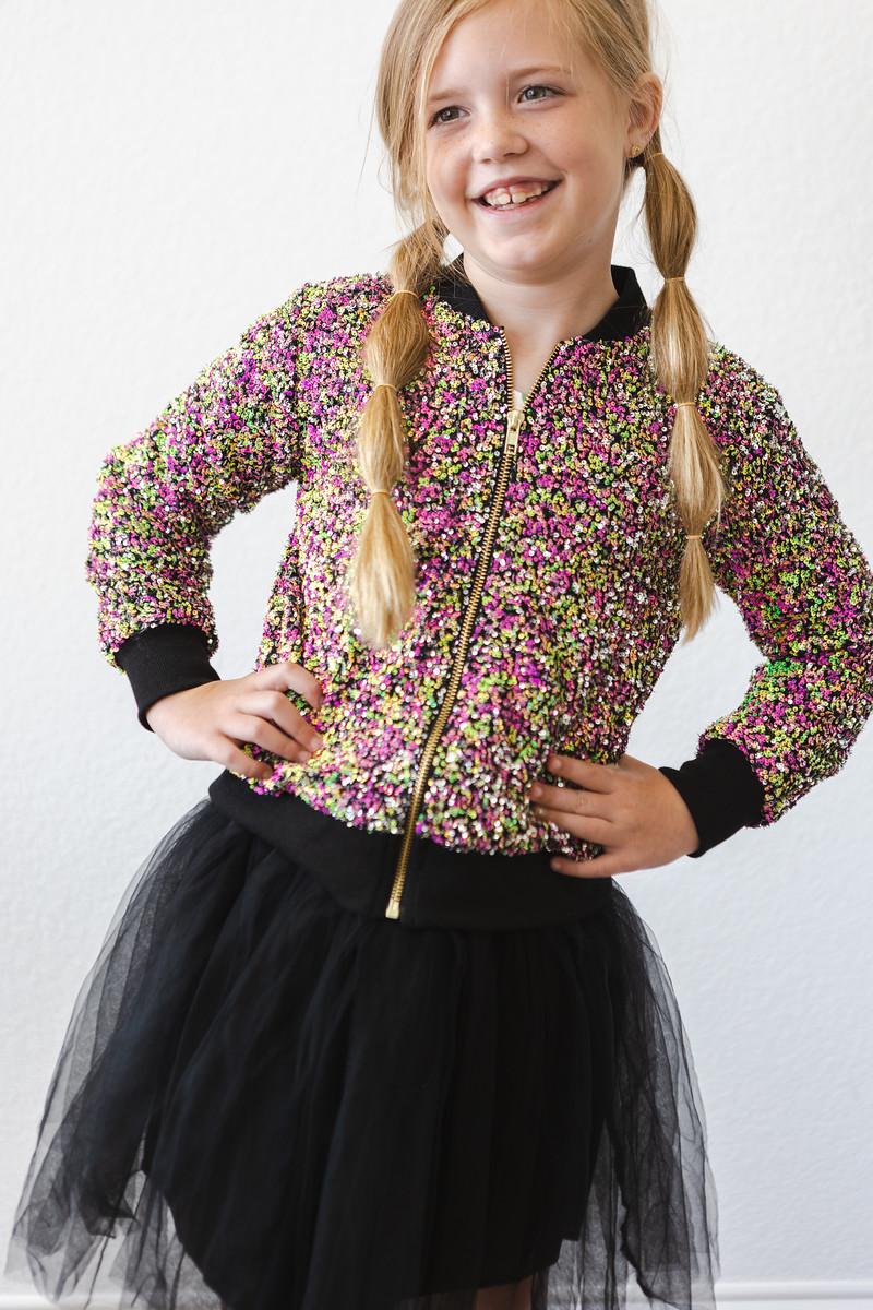 SALE Rainbow Sequin Jacket