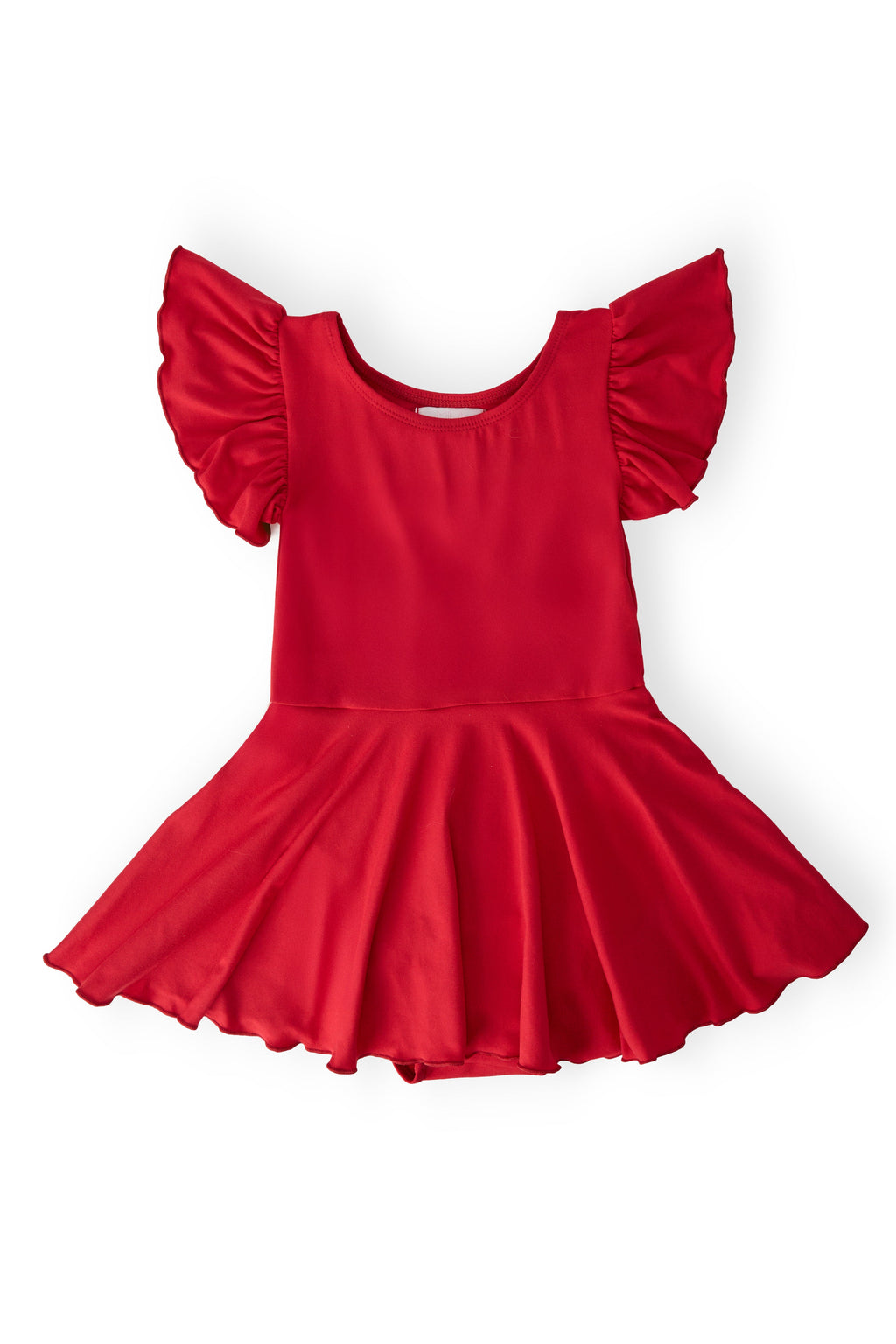 Red S/S Twirl Leotard