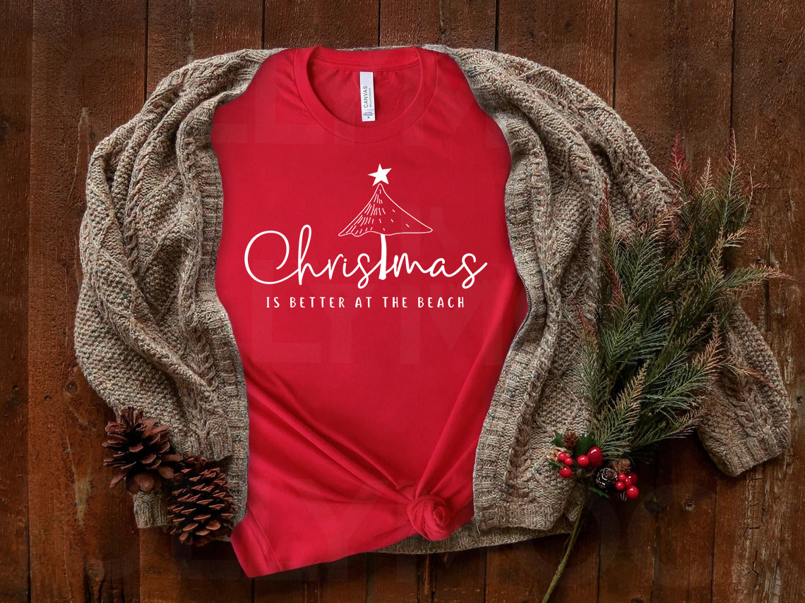 Christmas is Better at the Beach Graphic Tee