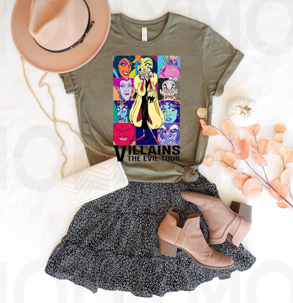 Cruella De Vil Villains the Evil Tour Graphic Tee