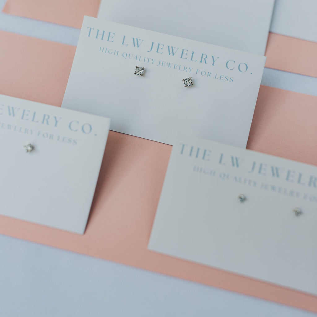 The Samantha Studs in Silver