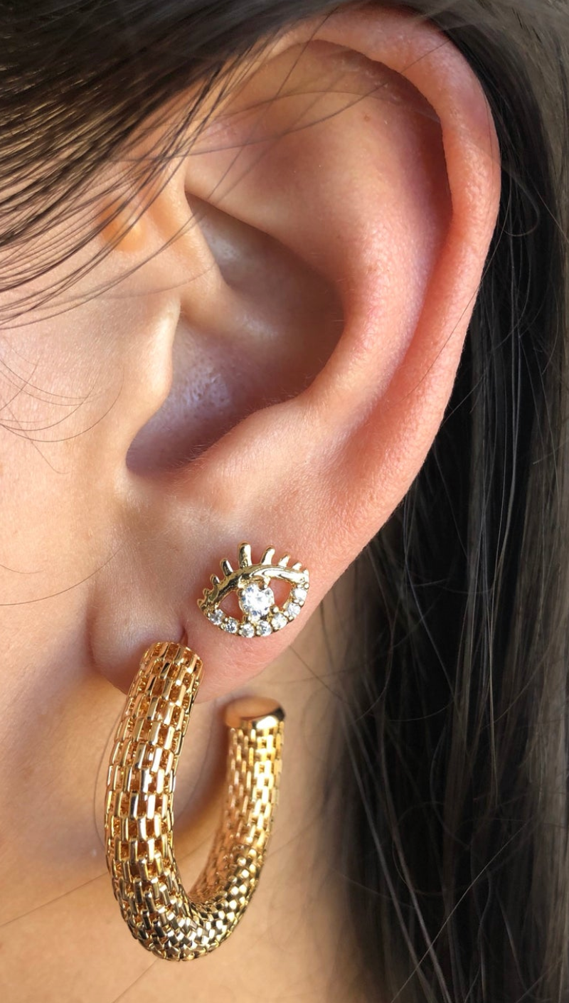 Evil Eye Stud