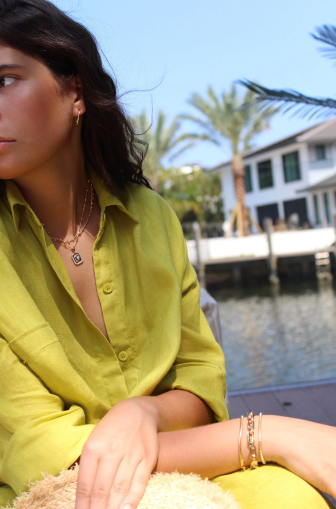 Thin Plain Light Hoop Minimalist Earrings