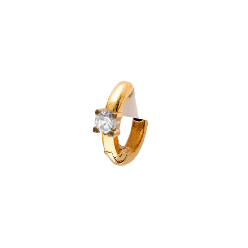 Single Finn Huggie Hoop Earring