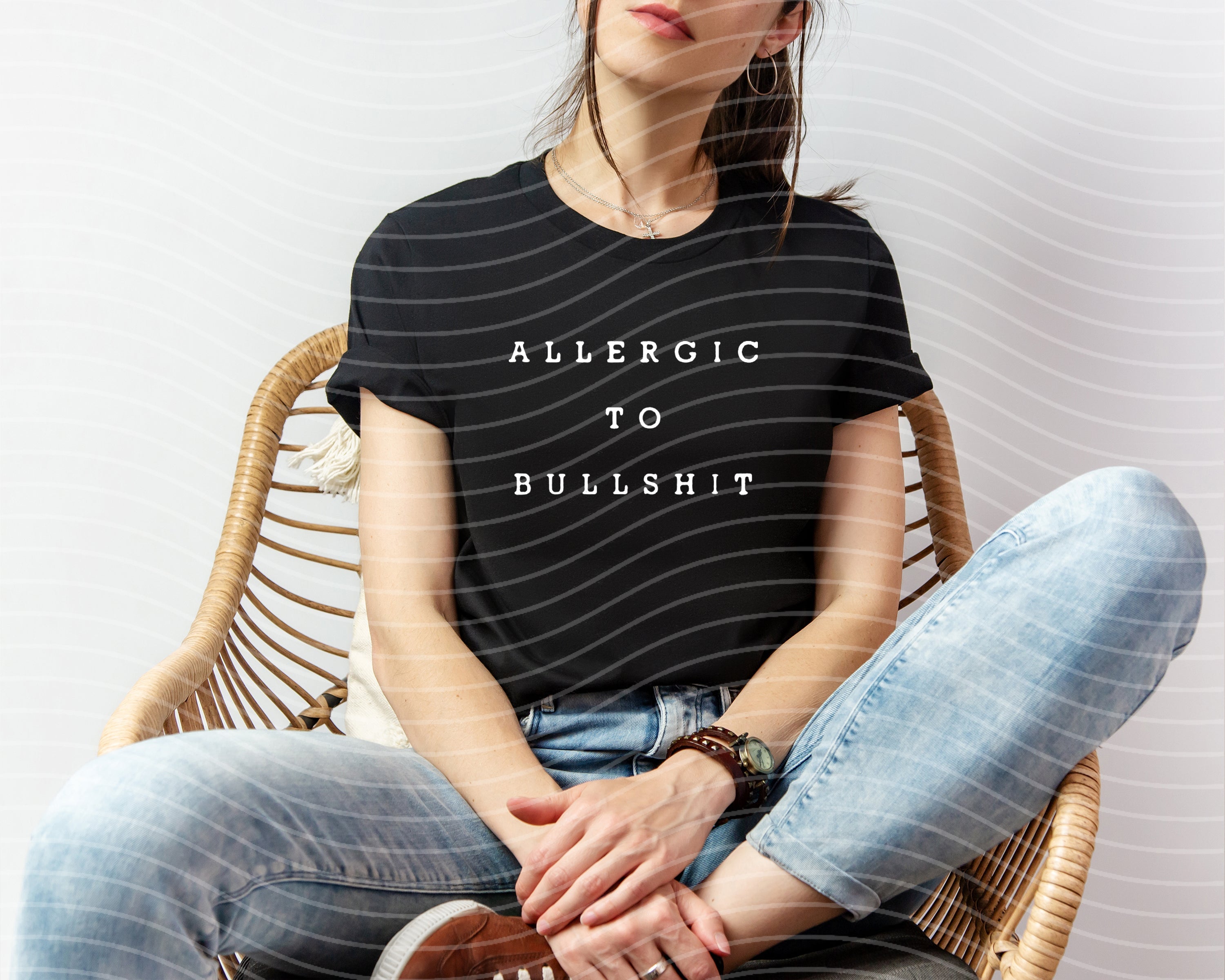 Allergic to Bullsh** Graphic Tee