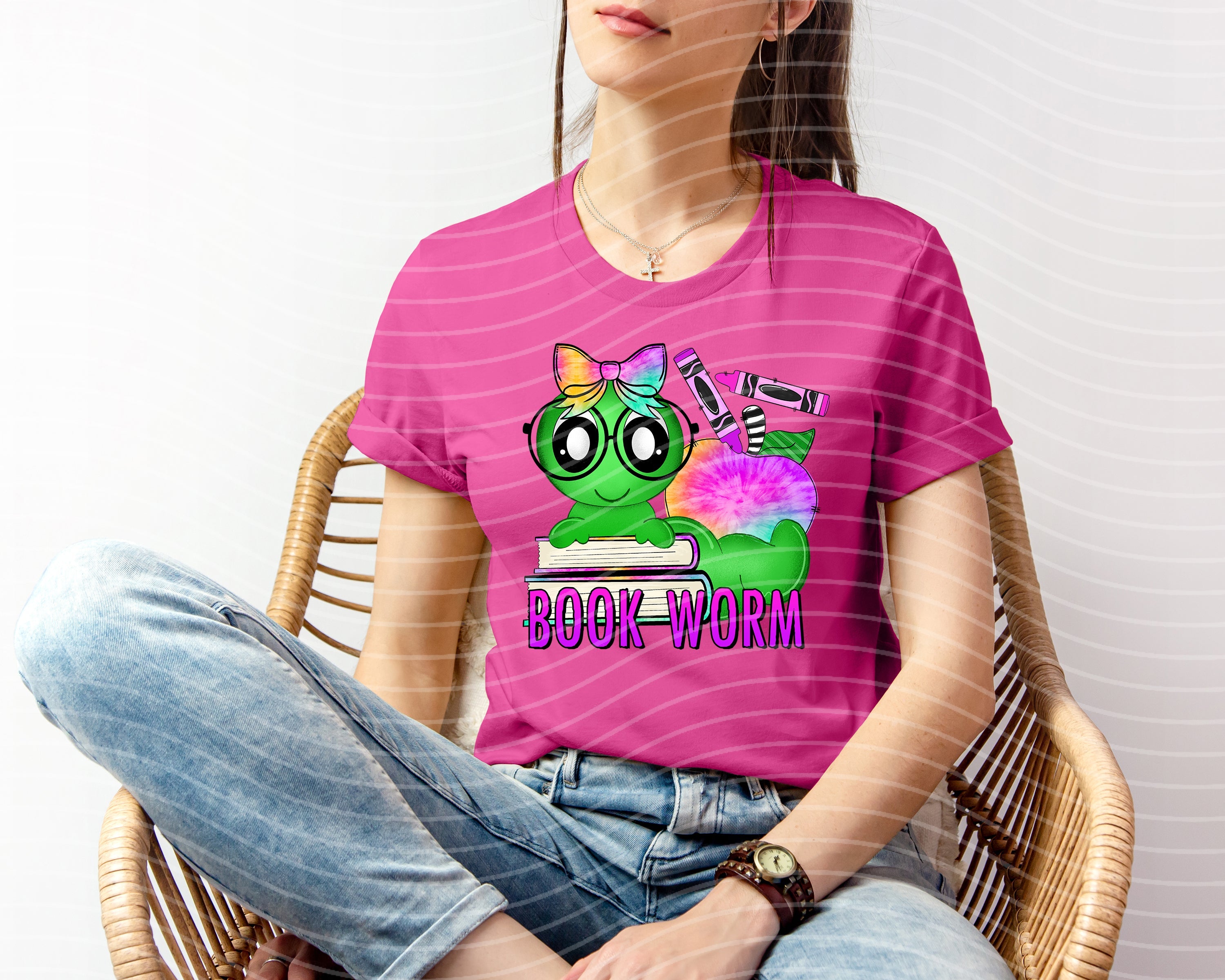 Book Worm Graphic Tee