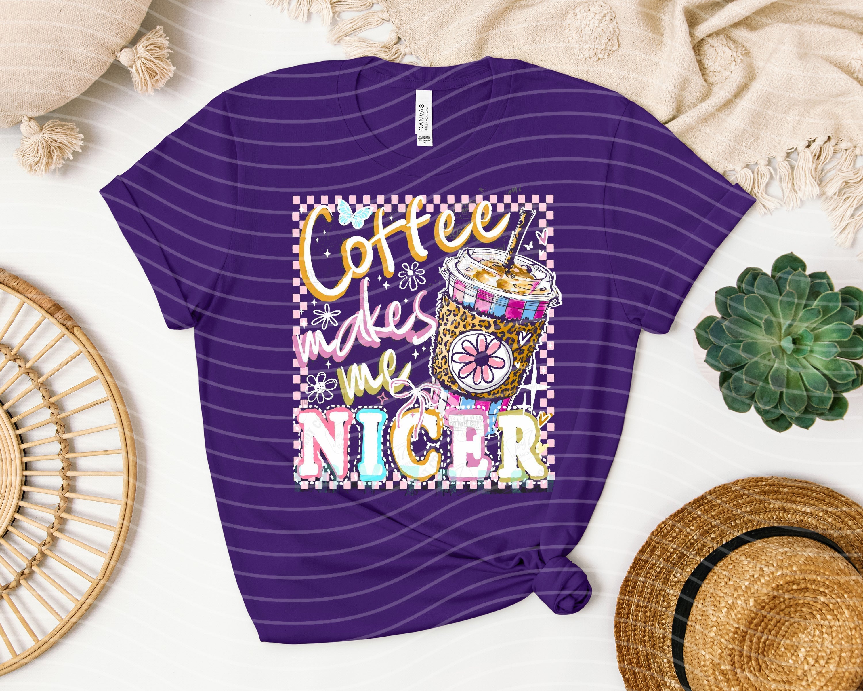 Coffee Makes Me Nicer Graphic Tee