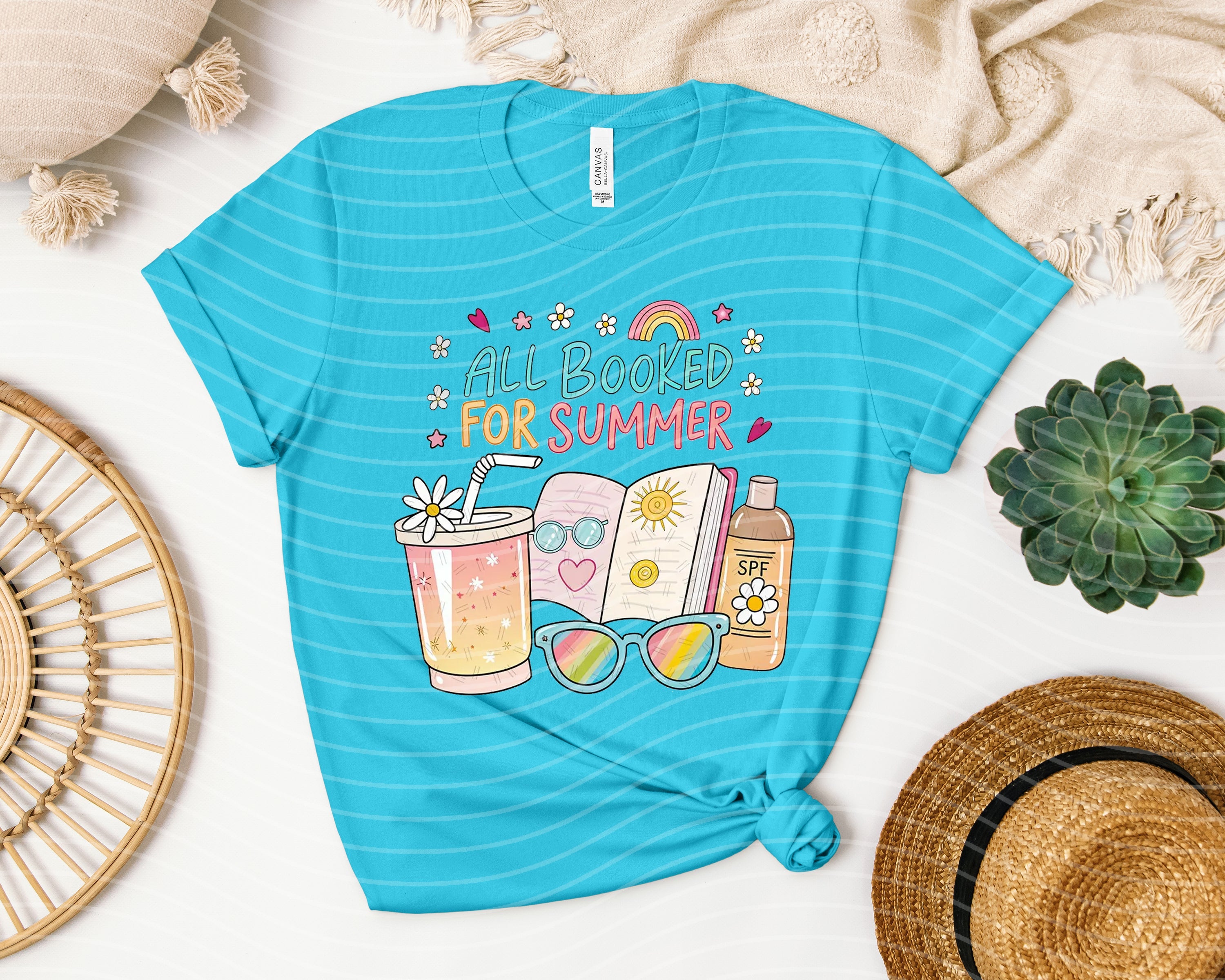 All Booked for Summer Graphic Tee