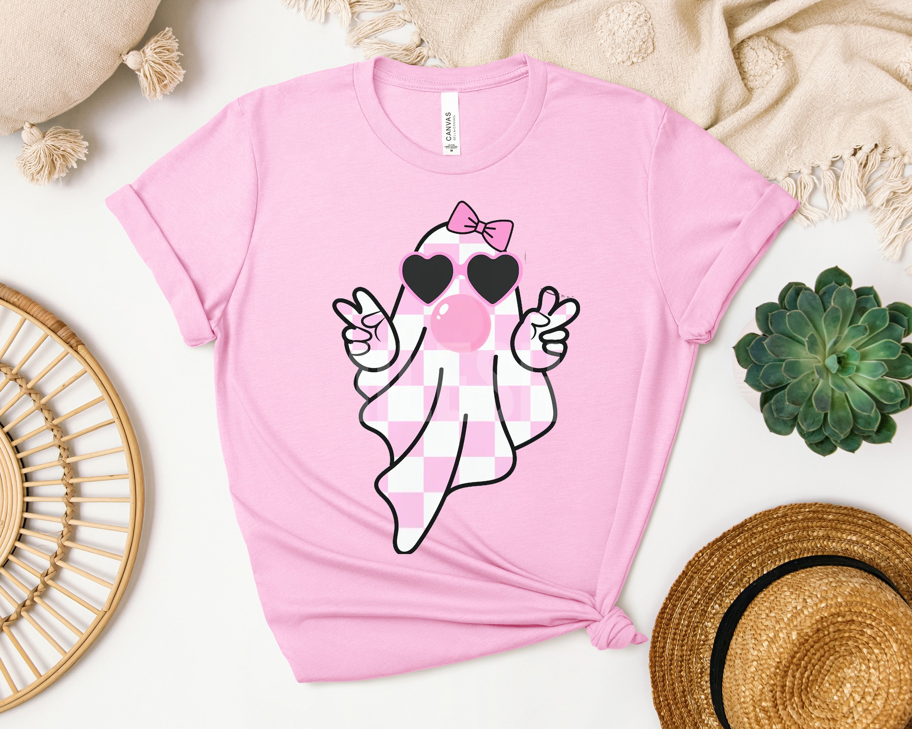 Bubblegum Ghost Graphic Tee