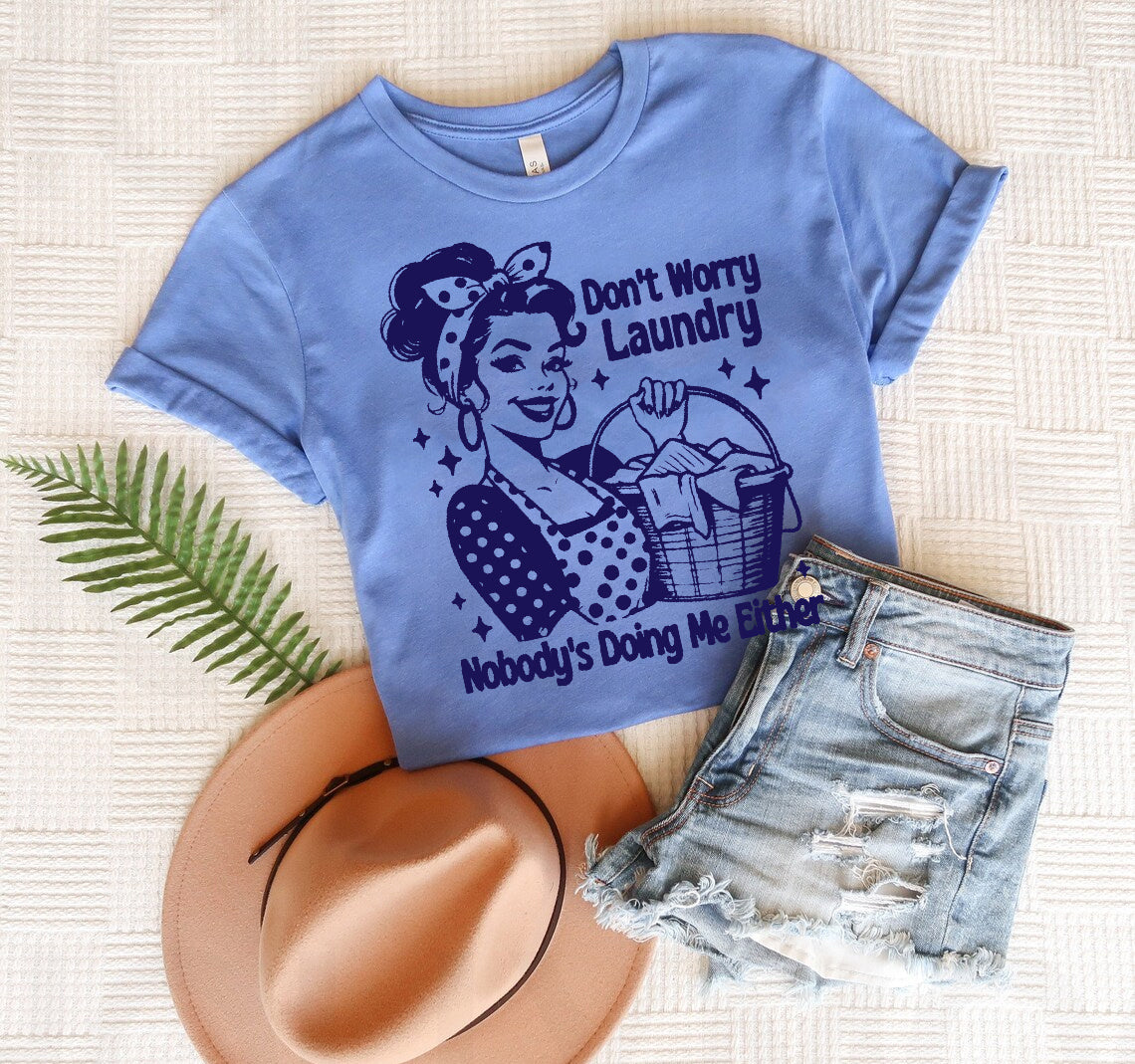 Don't Worry Laundry Graphic Tee