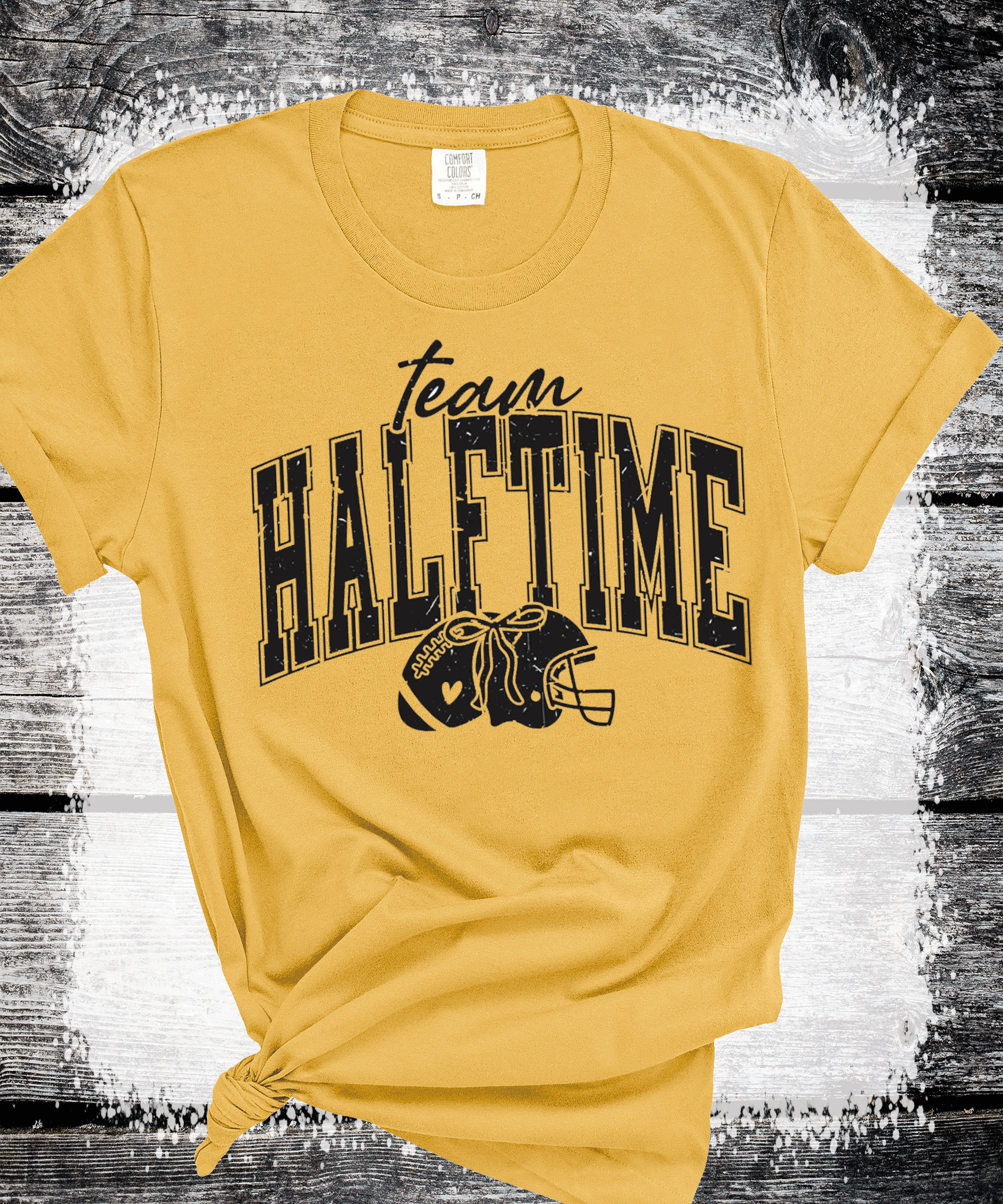 Team Halftime Superbowl Party T-Shirt, Football Party Tee, Funny Game Day Shirt Gift for Mom, Dad, Comfort Colors Oversized Look