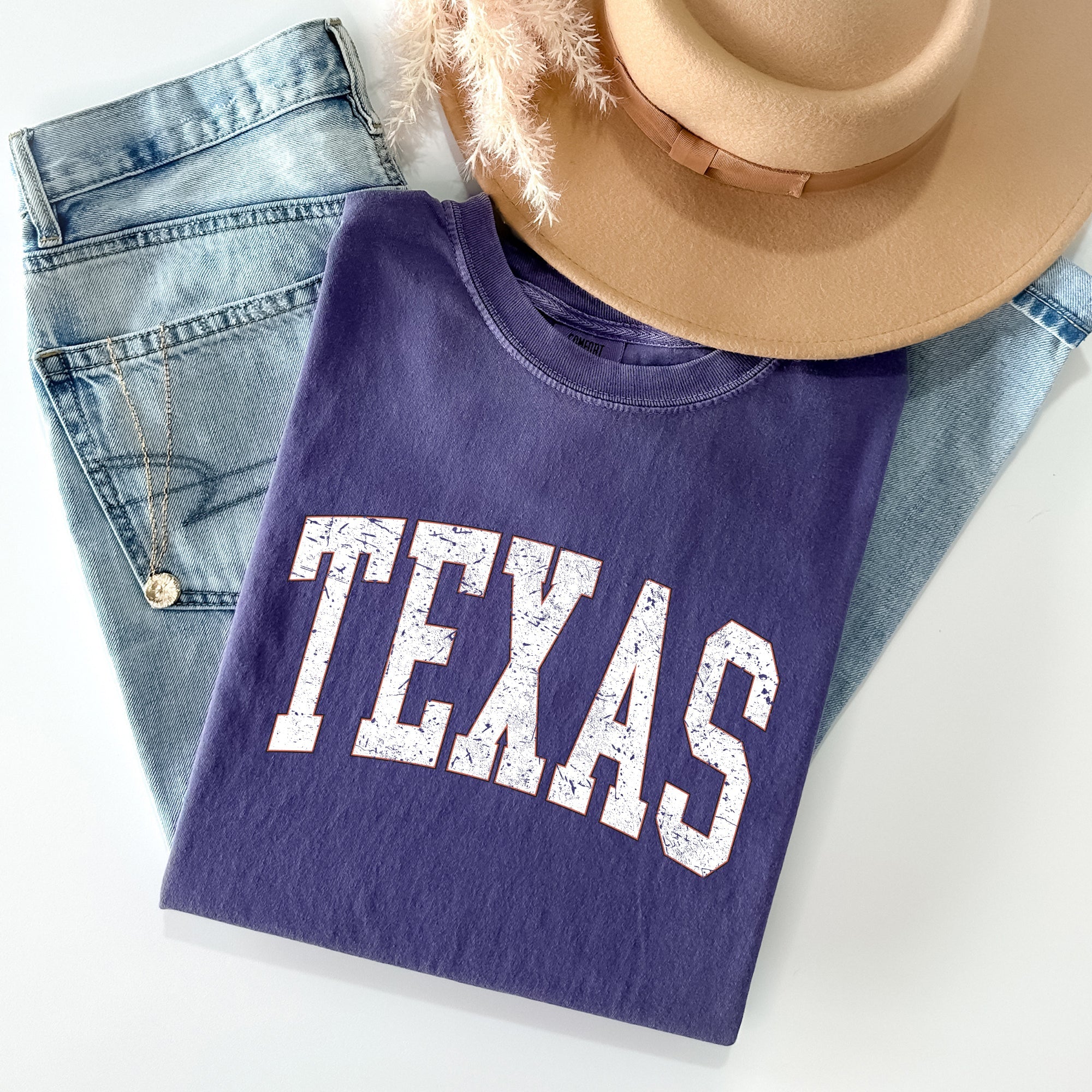 Texas, Football, Sports, Game Day, Big Game, Touchdown, Tailgate Party, University, College, State Tshirt Comfort Colors T-Shirt