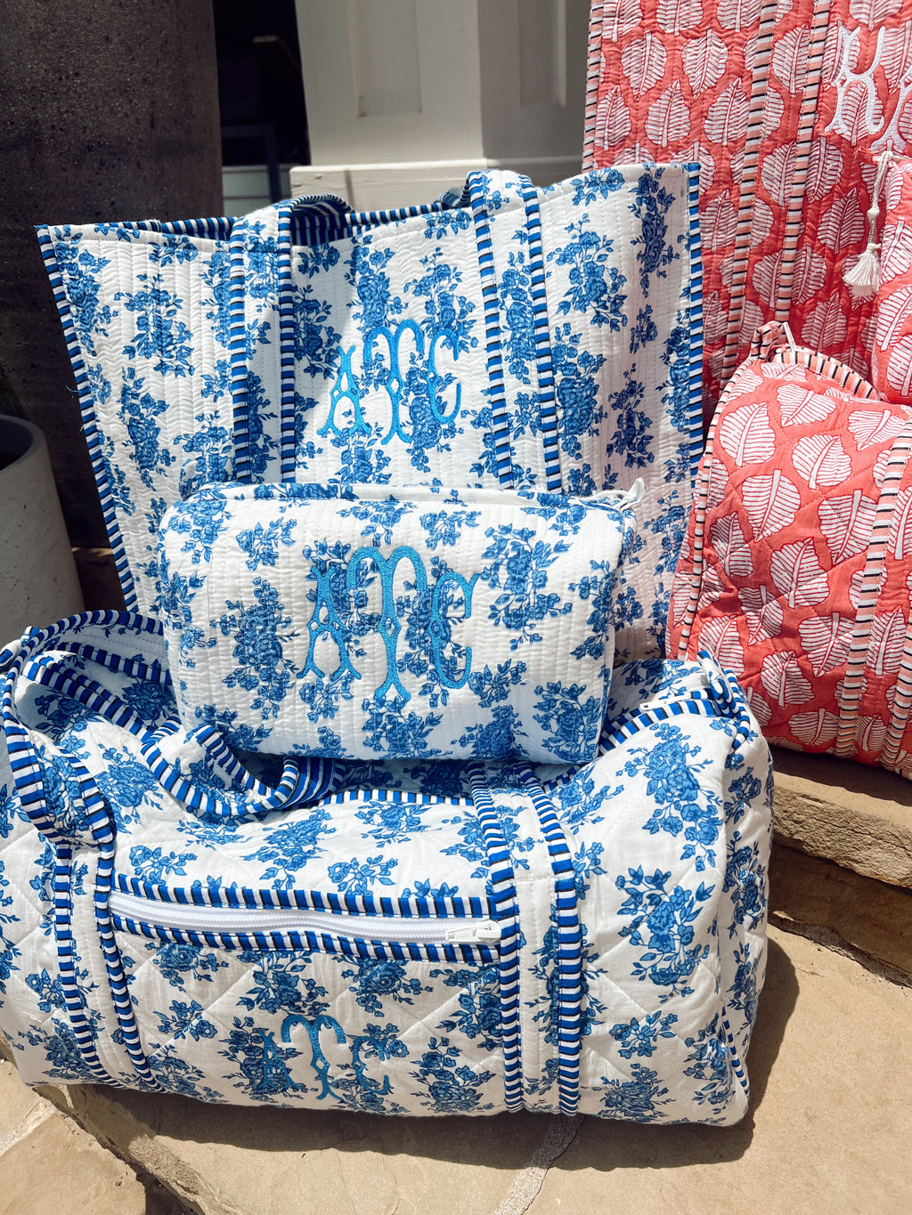 Quilted Block-Print - Aubrey Collection