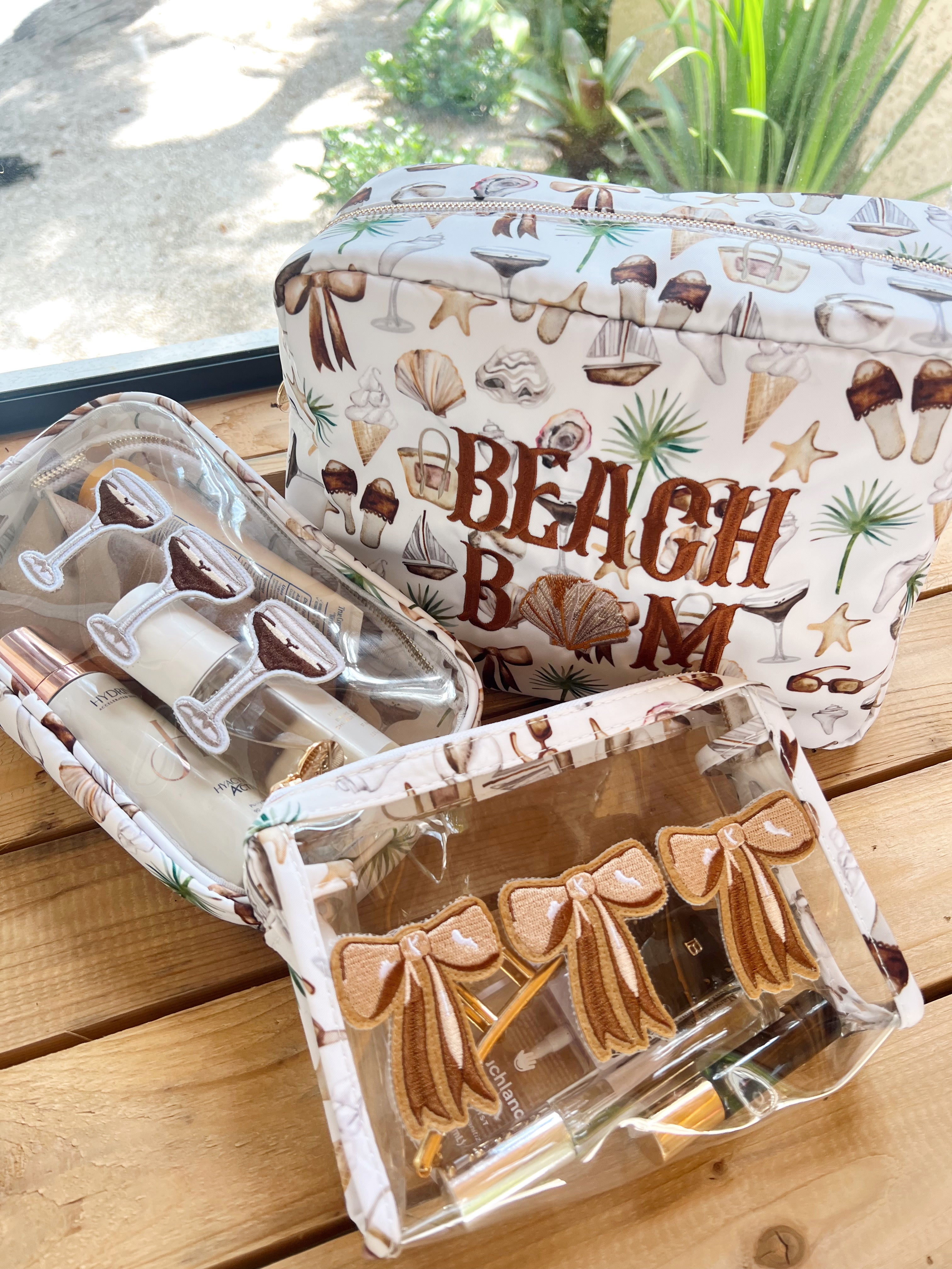 Beach Bum - Neutral Coastal Cocktail XL Bag