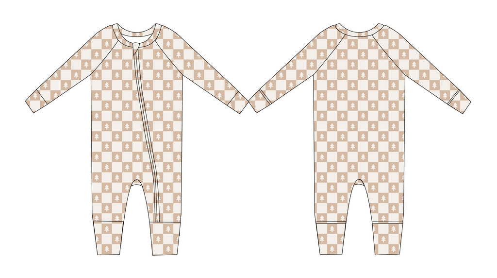 Pine - Zip Romper