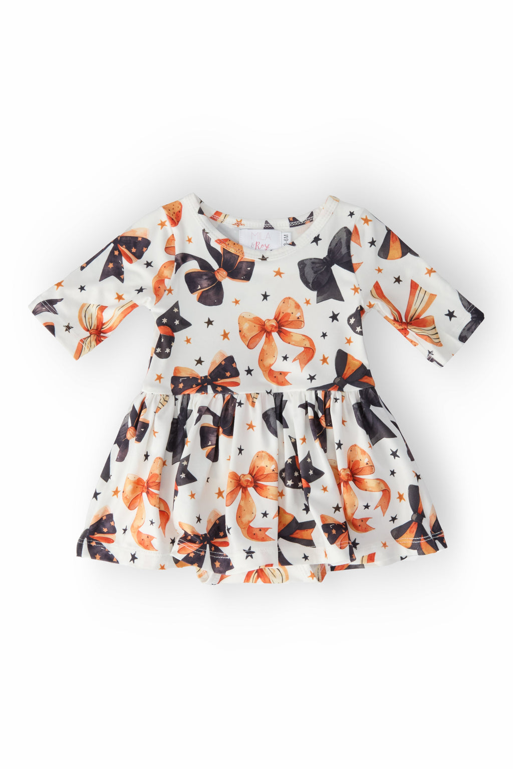 Trick or Twirl 3/4 Sleeve Twirl Bodysuit