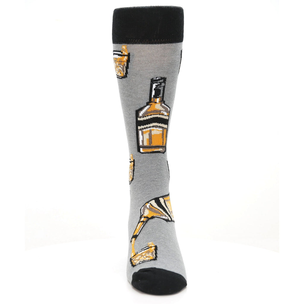 Whiskey Bourbon - USA Made Men's Dress Socks