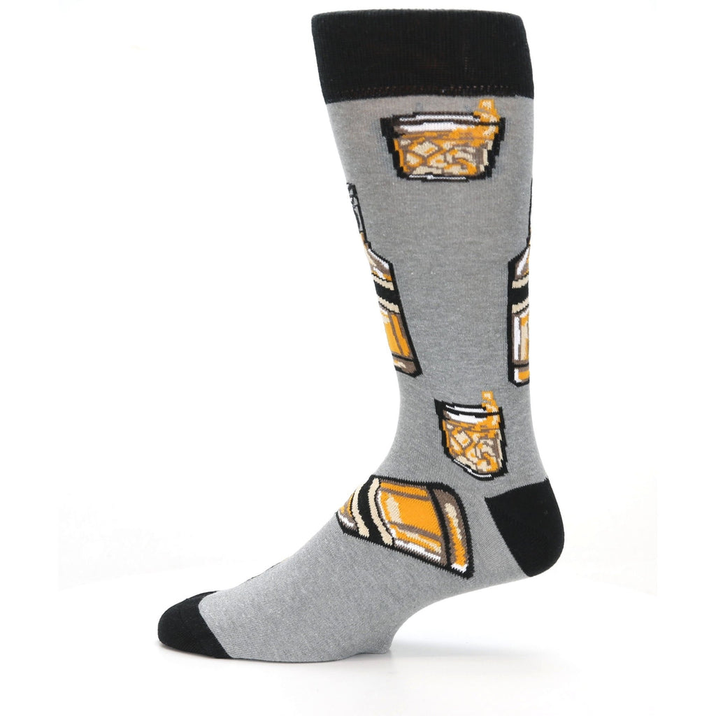 Whiskey Bourbon - USA Made Men's Dress Socks