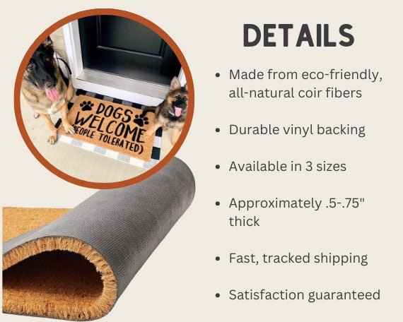 A Lot of Dogs Funny Doormat