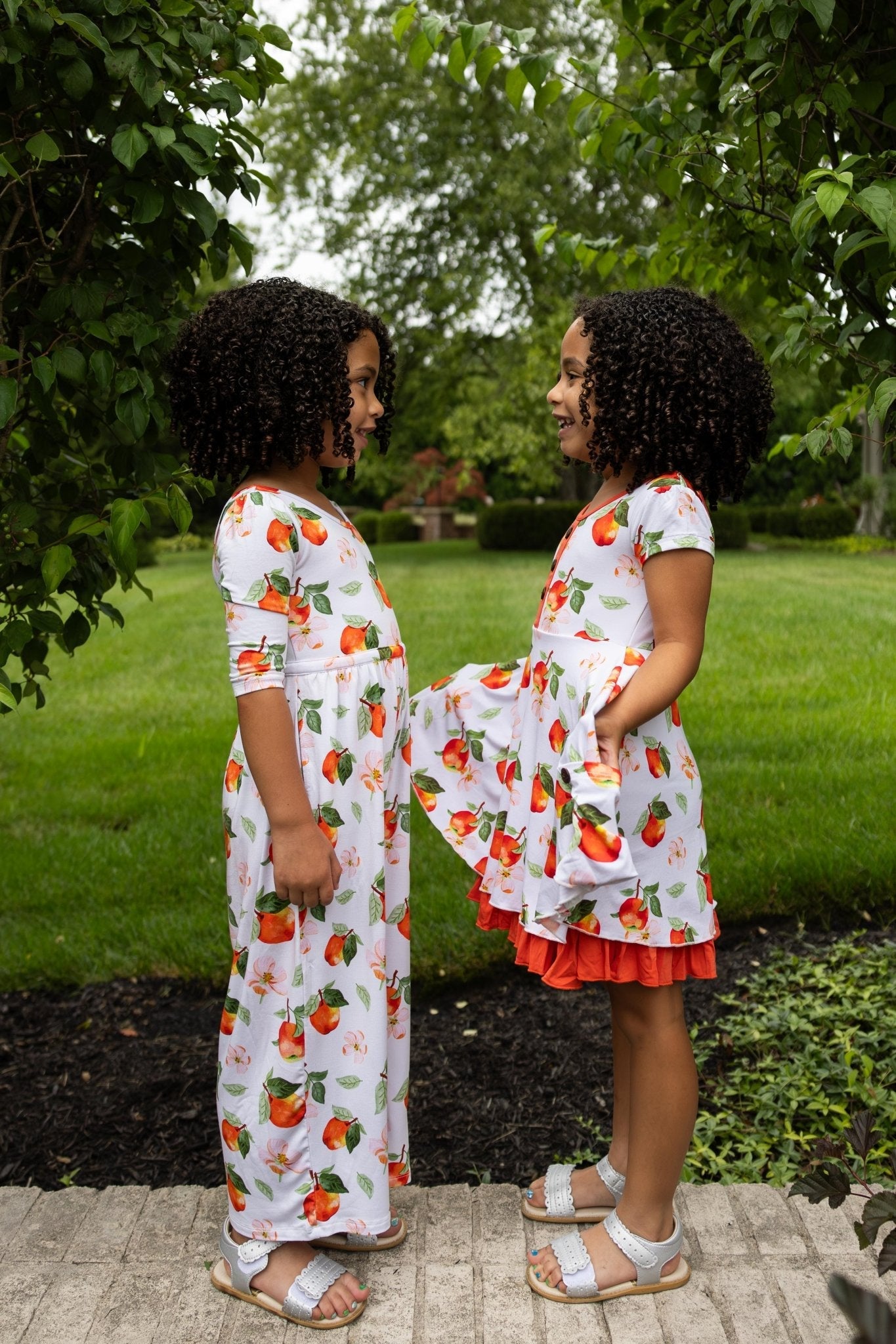 Awesome Apples Wide Leg Romper