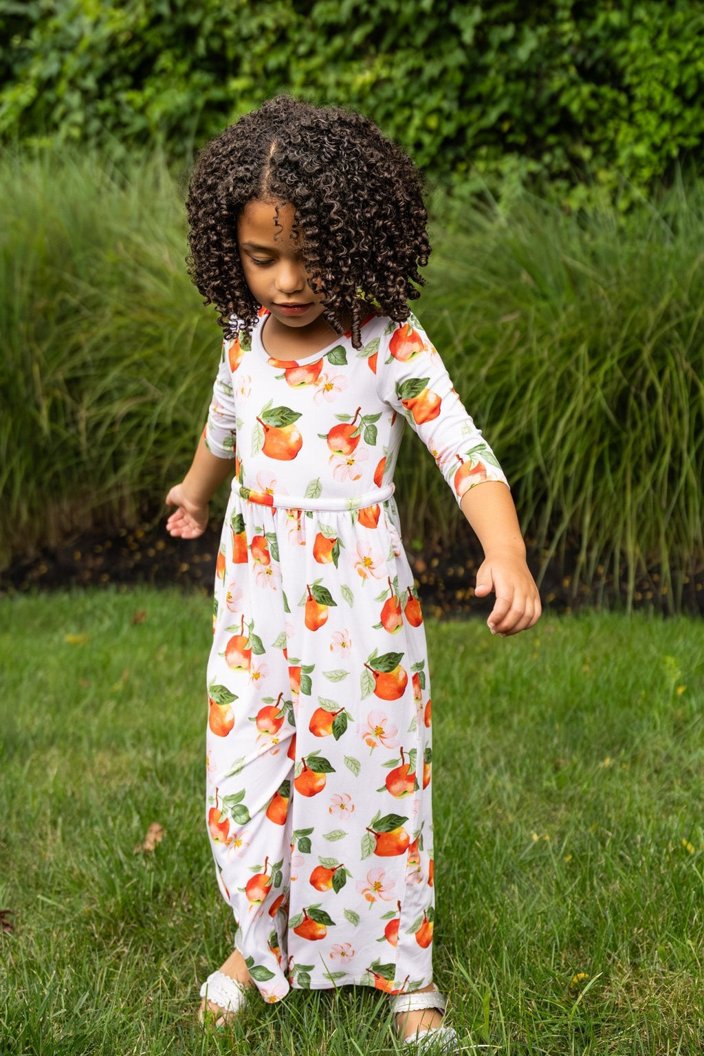 Awesome Apples Wide Leg Romper