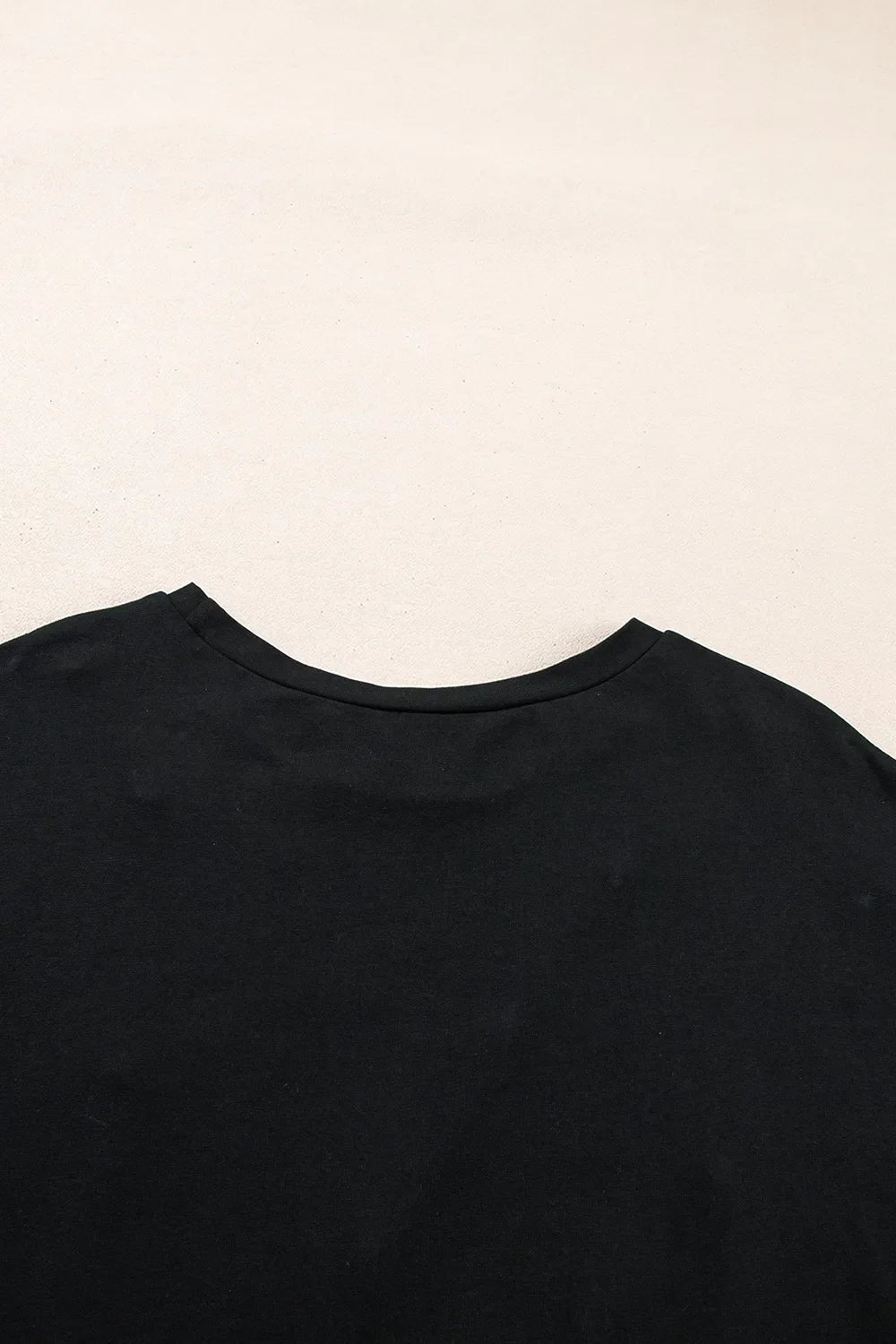 Pearl Beaded Round Neck Half Sleeve T Shirt
