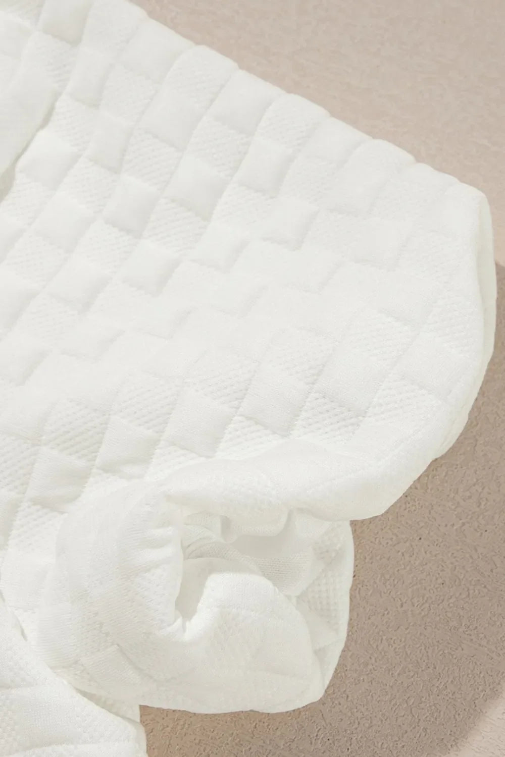 Checkered Texture Top and Shorts Set