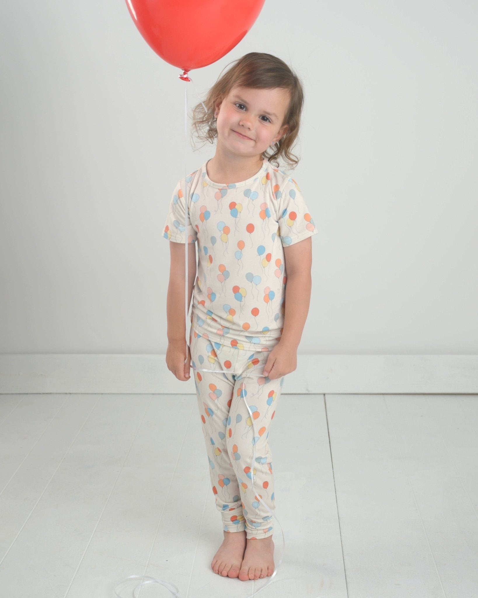 Balloon Bamboo Pajama Set for Kids