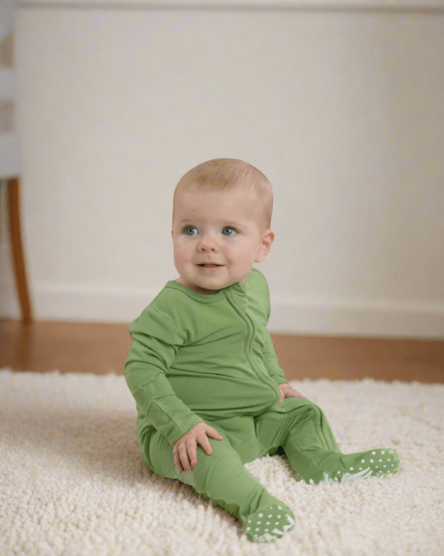 Bamboo Infant One-Piece in Green