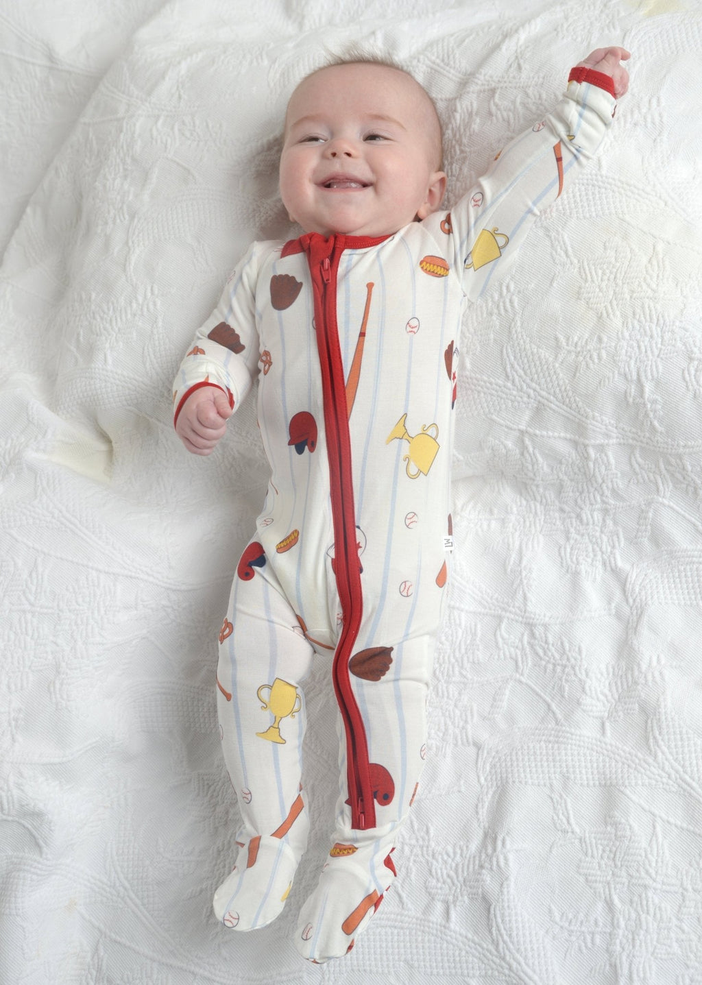 Baseball Bamboo Onesie