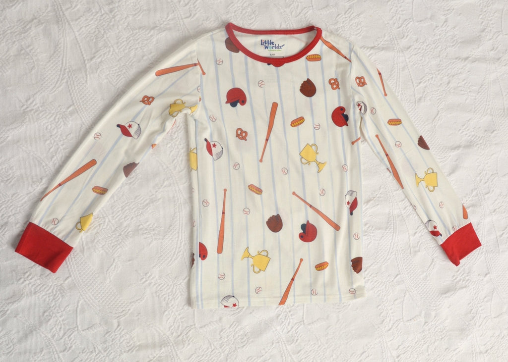 Baseball Bamboo Pajama Set