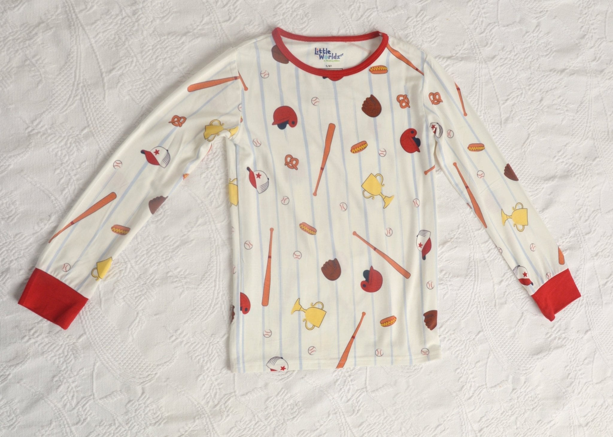 Baseball Bamboo Pajama Set