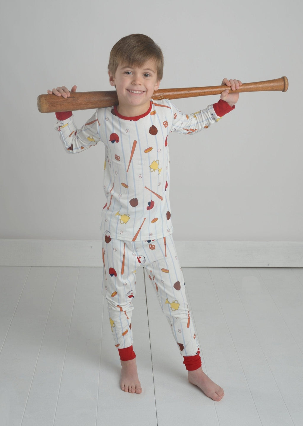 Baseball Bamboo Pajama Set