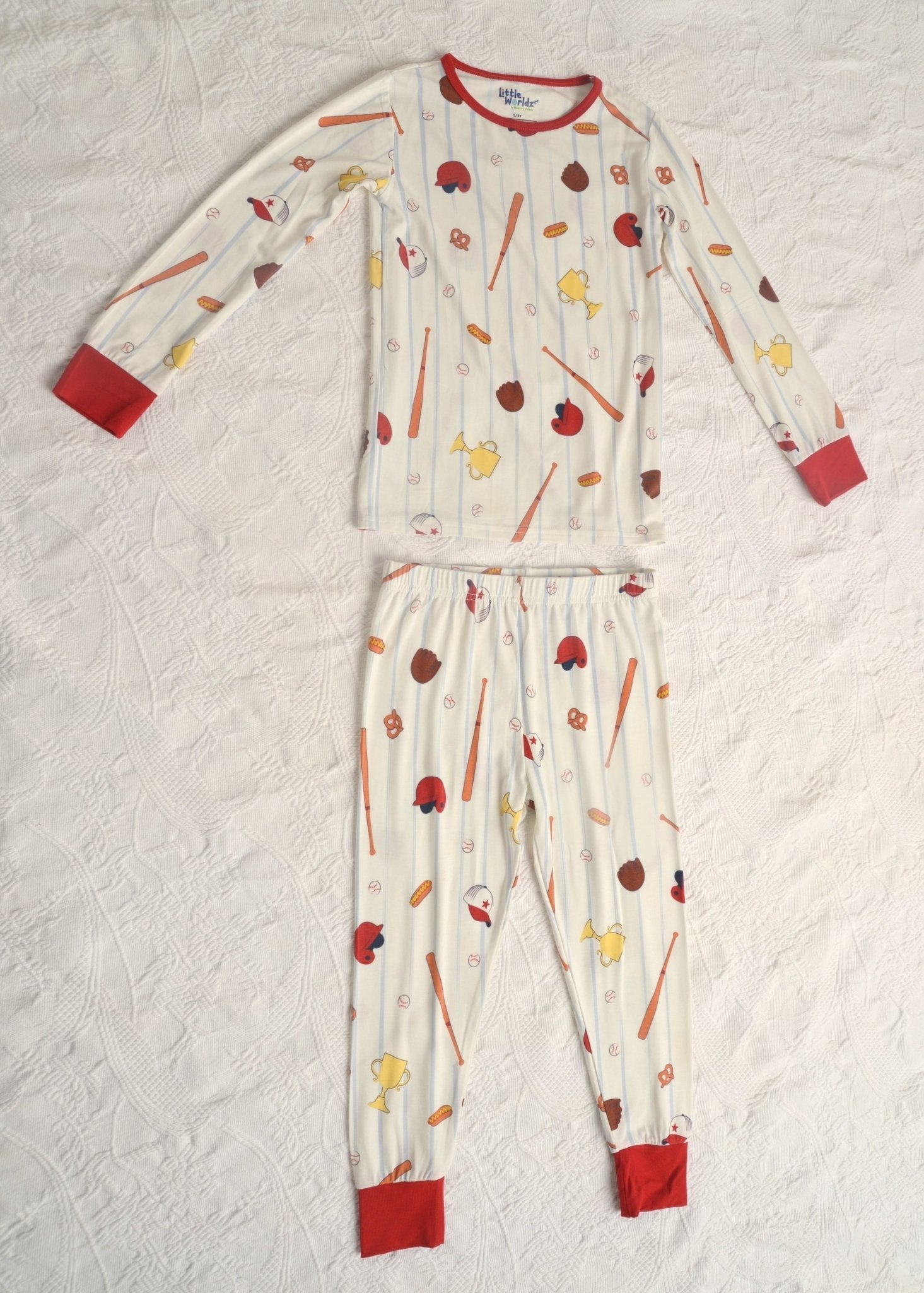 Baseball Bamboo Pajama Set
