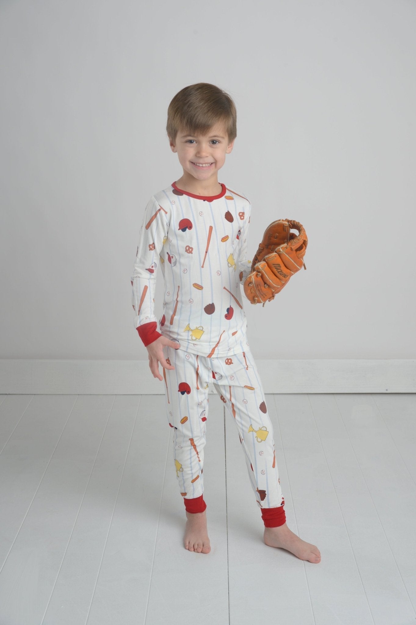 Baseball Bamboo Pajama Set