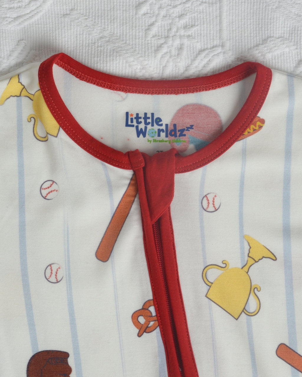 Baseball Bamboo Romper