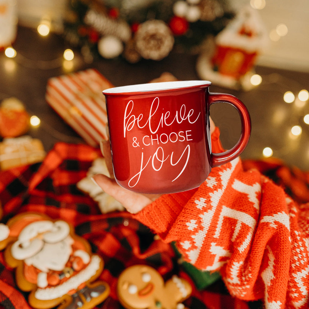 Believe & Joy Mug