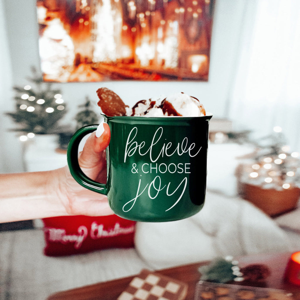 Believe & Joy Mug