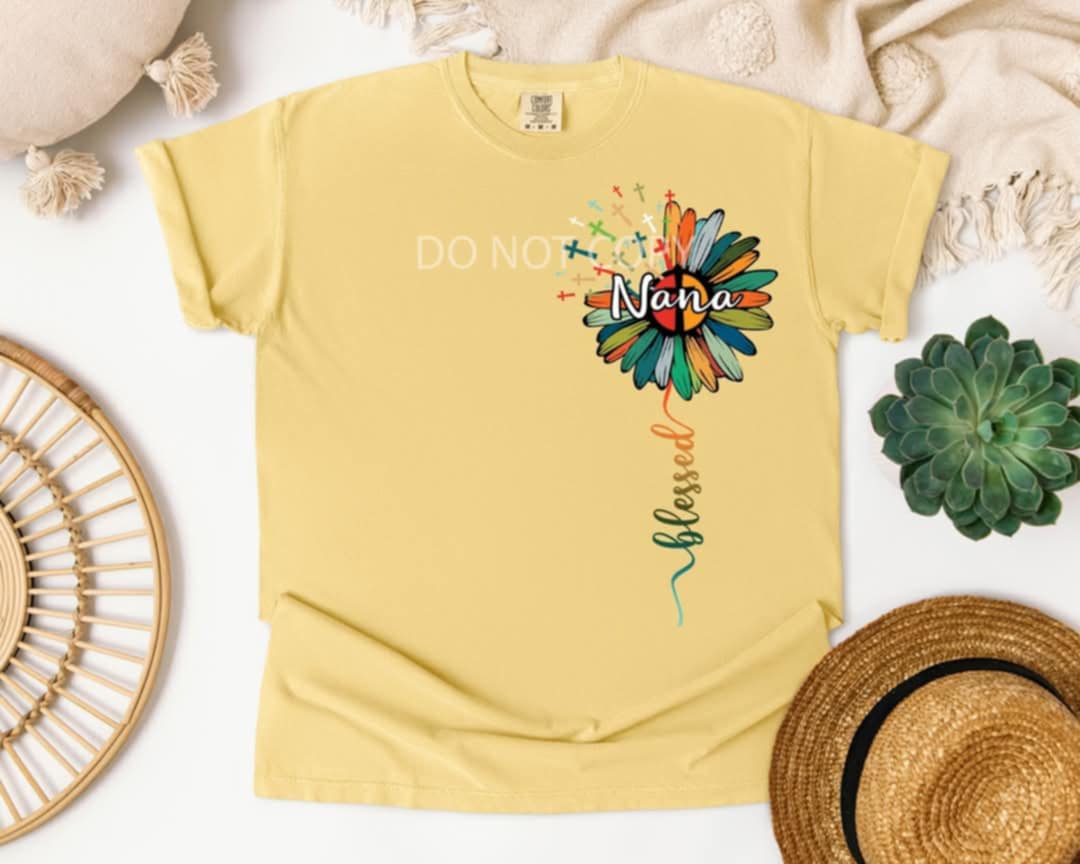 Blessed Sunflower Graphic Tee