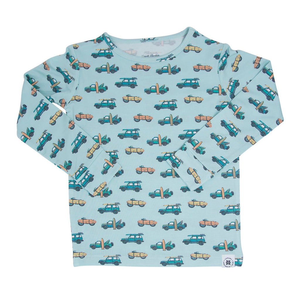 Surfing Beach Big Kid Pajama