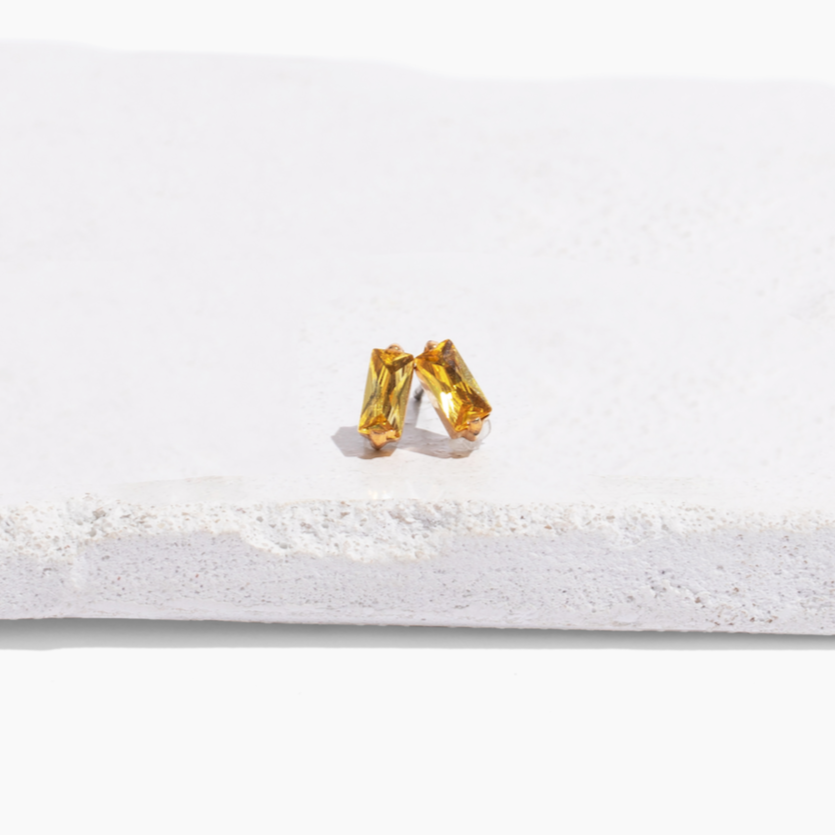 Bijou Birthstone Stud Earrings