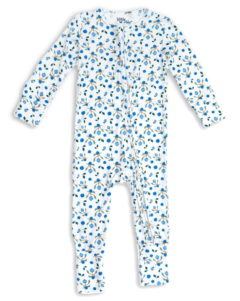 Blueberry Romper Bamboo Pajamas