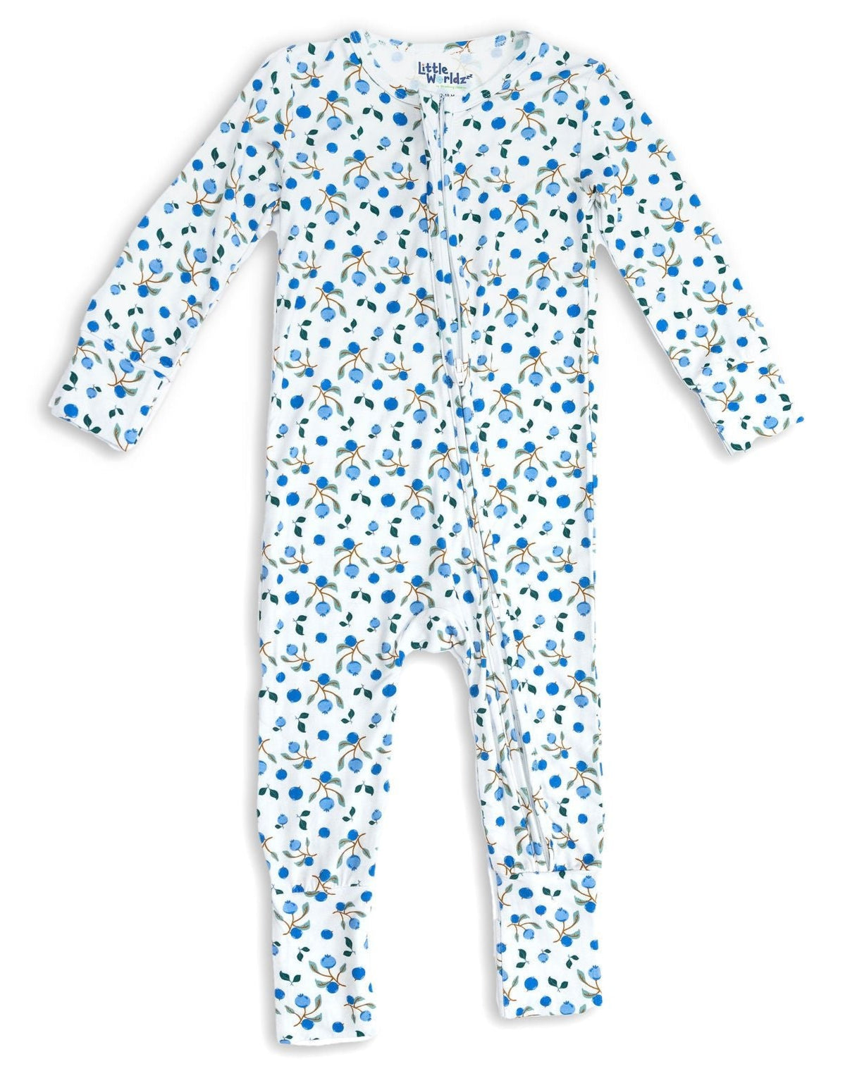 Blueberry Romper Bamboo Pajamas