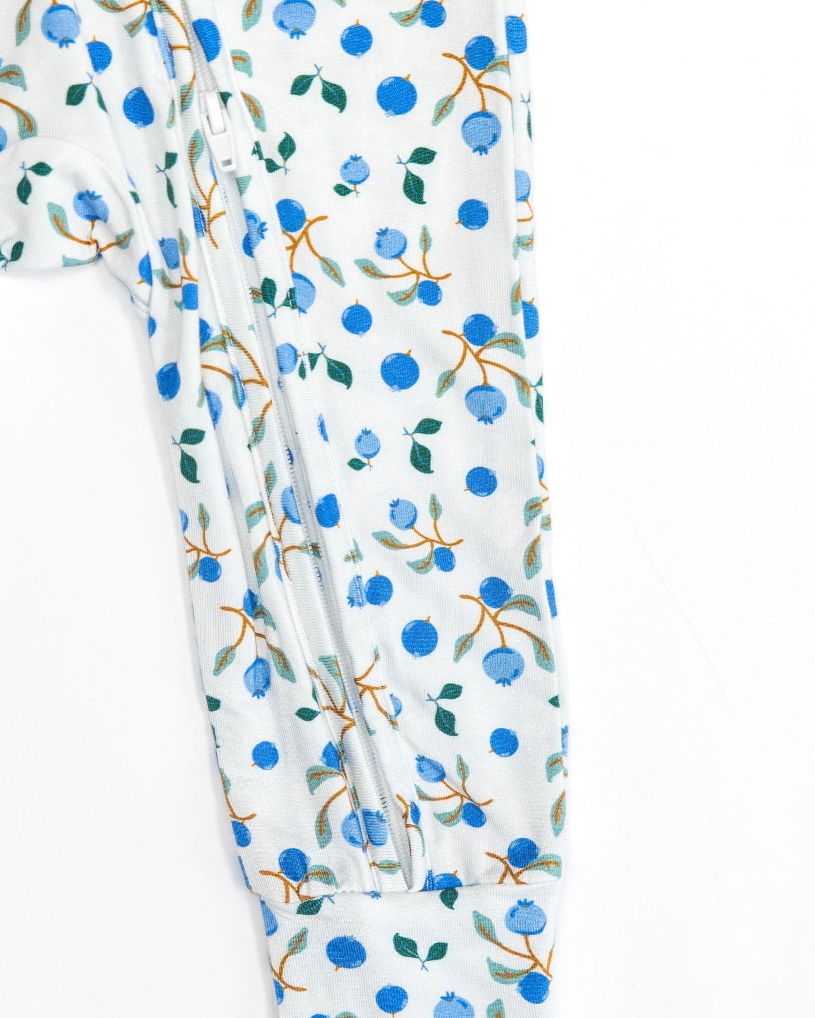 Blueberry Bamboo Baby Pajamas