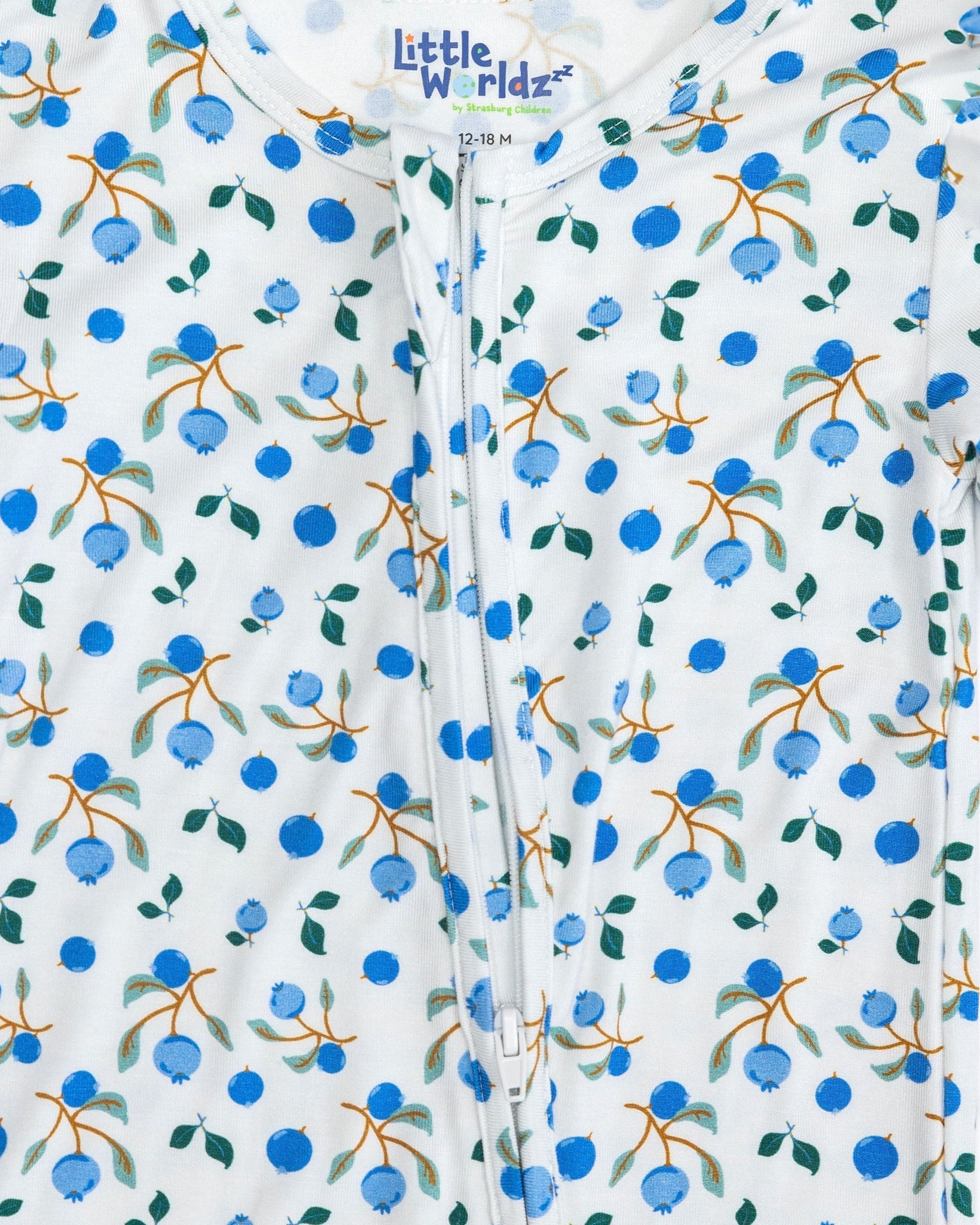 Blueberry Romper Bamboo Pajamas