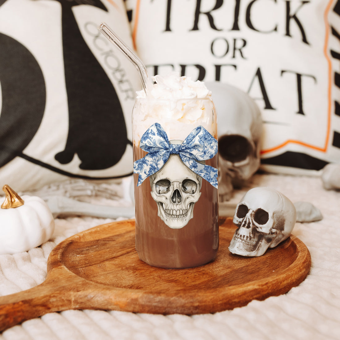 Bow Skull 20oz